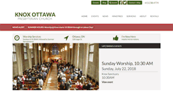 Desktop Screenshot of knoxottawa.ca